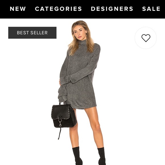 Lovers + Friends Dresses & Skirts - NWT Lovers and Friends Grey Sweater Dress - Small
